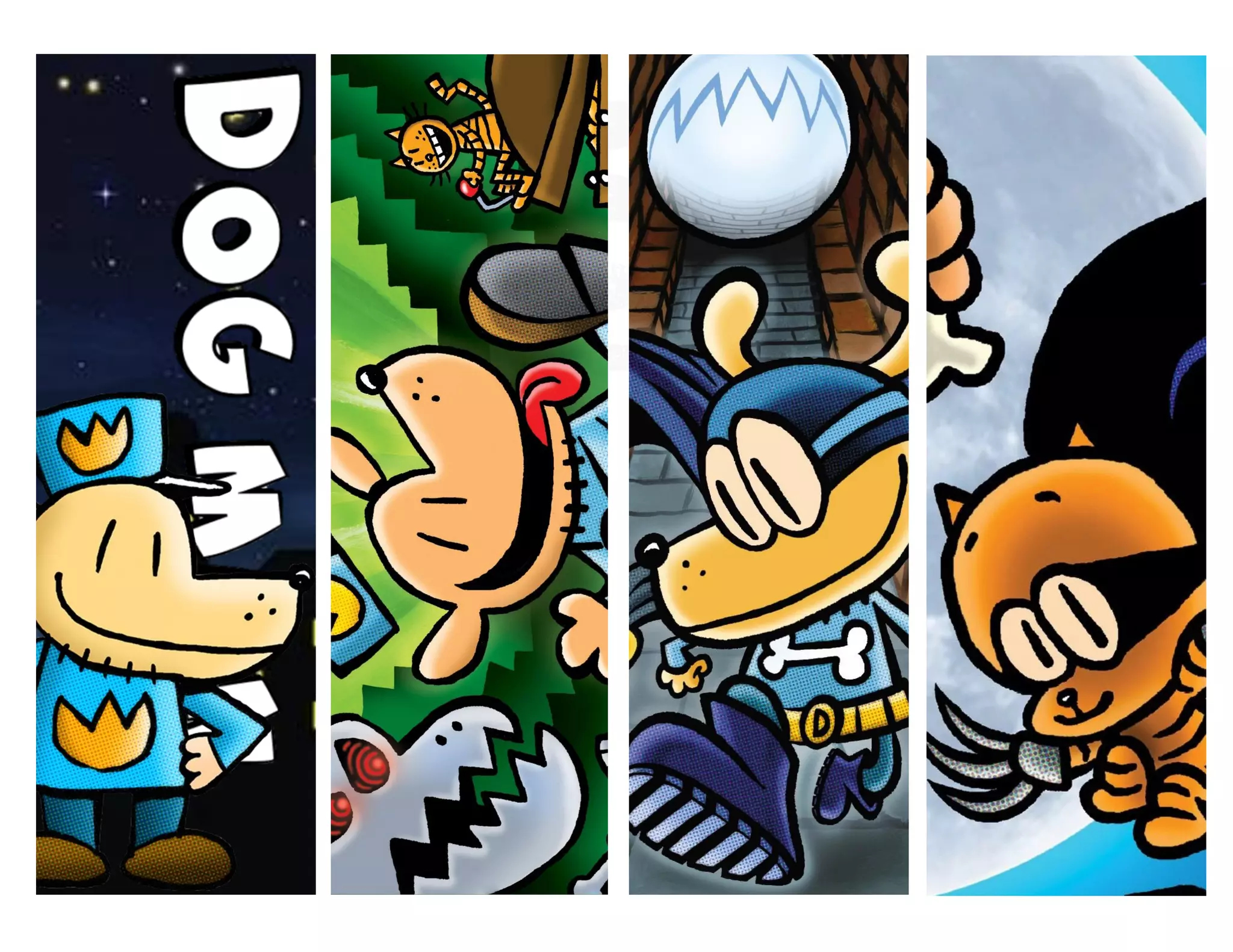 Dog Man Bookmarks  PDF