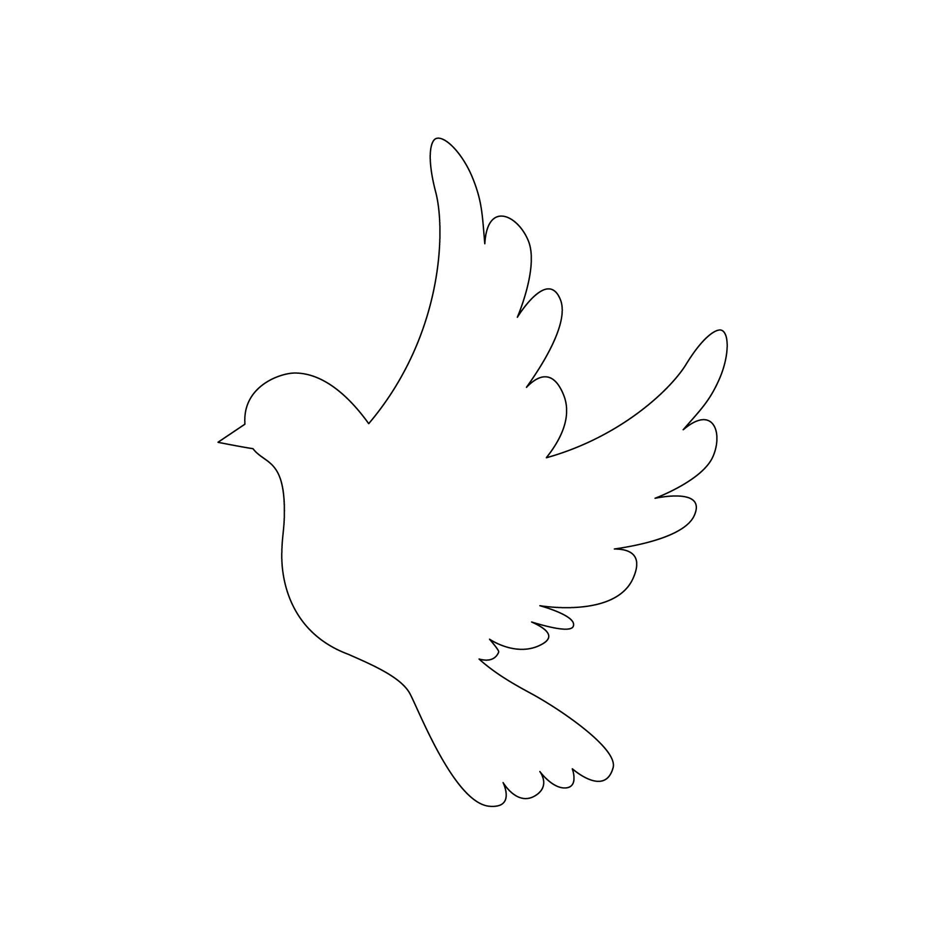 Dove Template ideas  doves, bird template, church banners