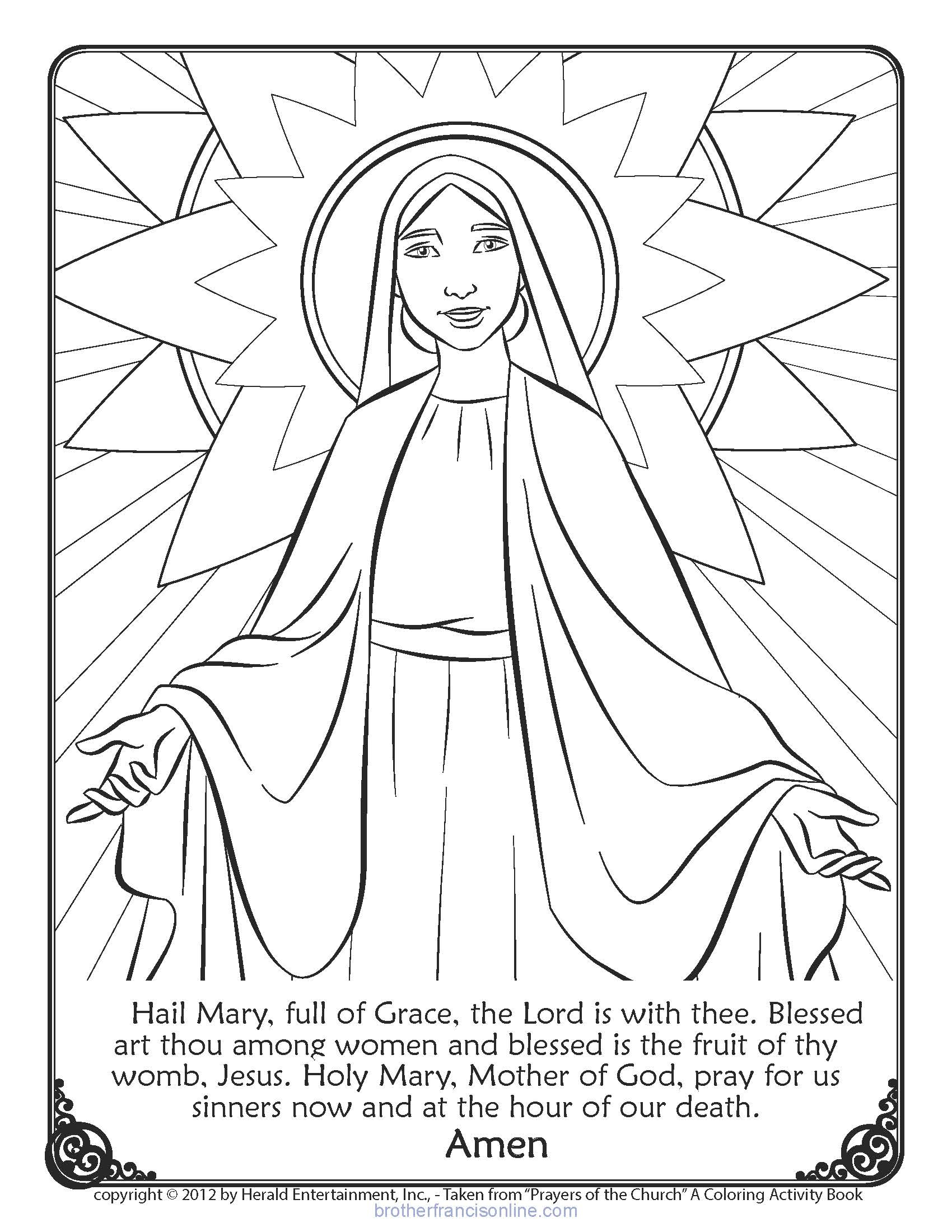 Download and Print - Hail Mary Download and Print - Hail Mary