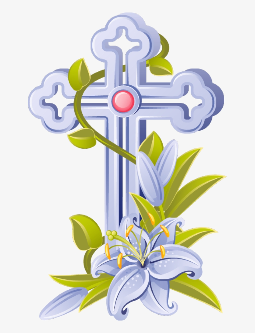 Easter - Easter Cross Clipart Religious Transparent PNG - x