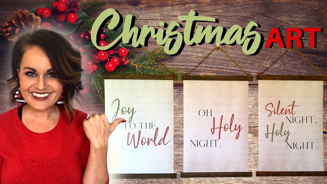 Easy Christmas DIY DECOR! Farmhouse Christmas Signs (Free Printable)