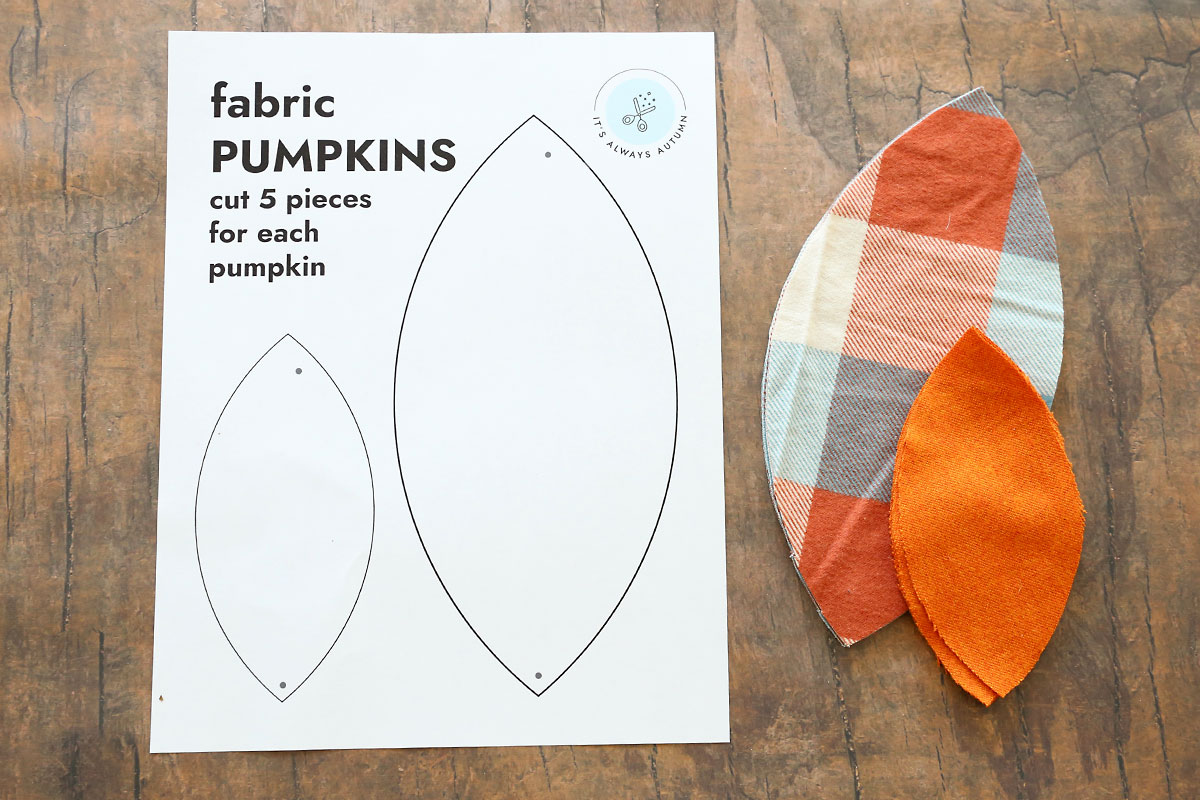 Easy DIY Fabric Pumpkins - It