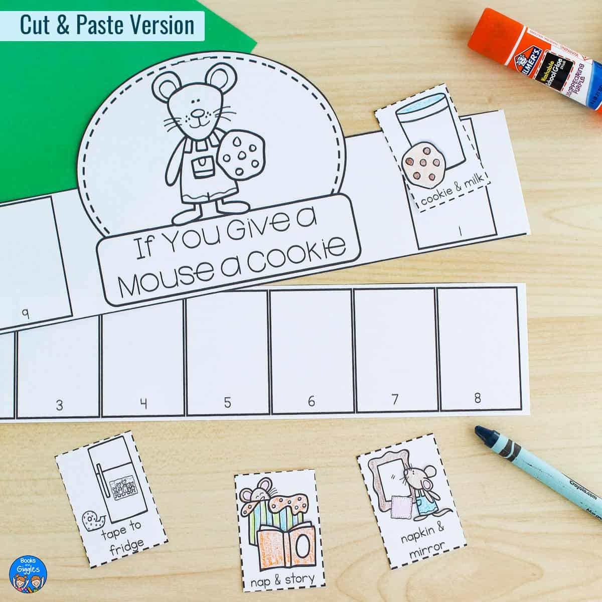 Easy "If You Give a Mouse a Cookie" Activity