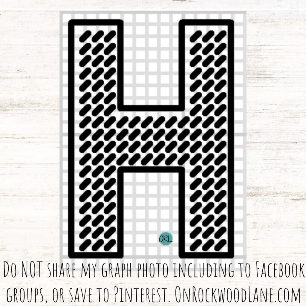 Easy Plastic Canvas Alphabet – Free Pattern