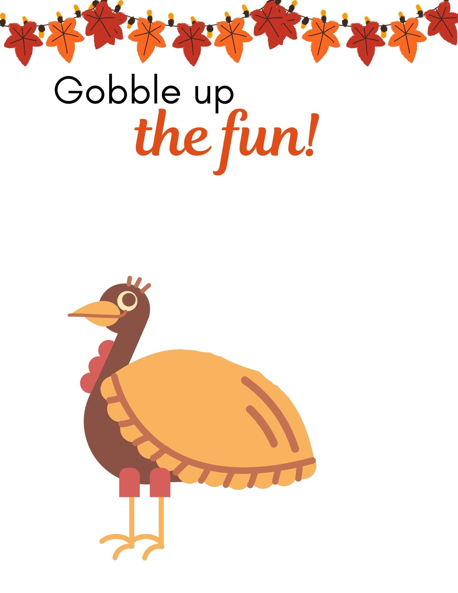 Easy Printable Turkey Handprint Craft - In The Playroom