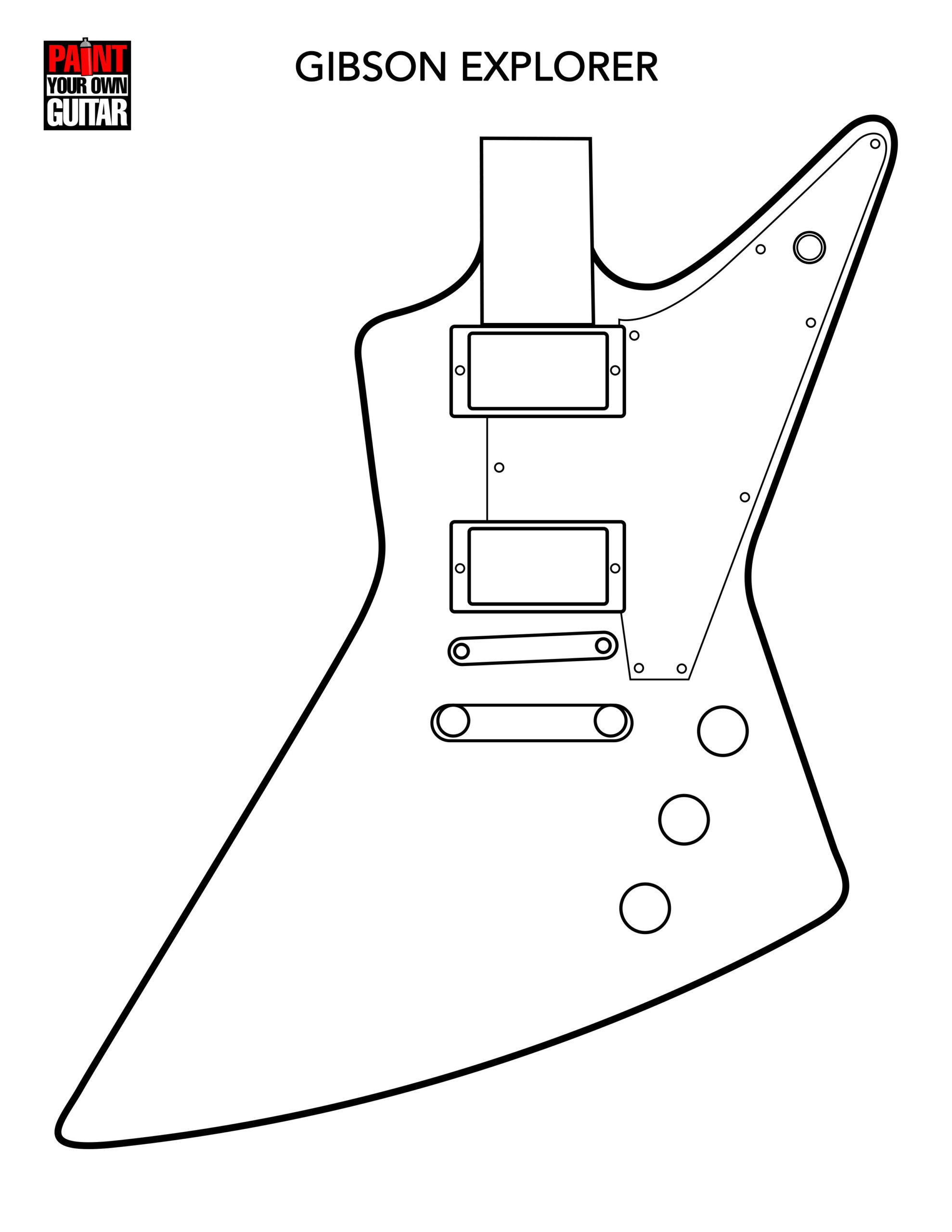 Explorer Guitar Plans Explorer Guitar Plans