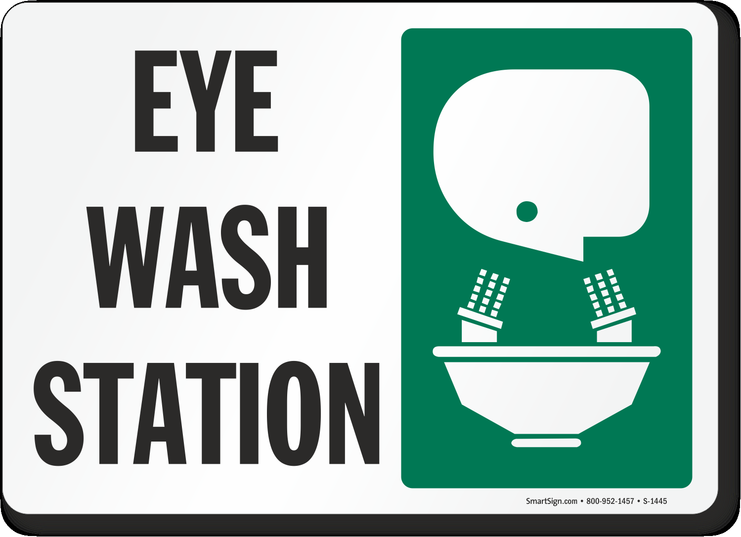 Eye Wash Station Sign Eye Wash Station Sign