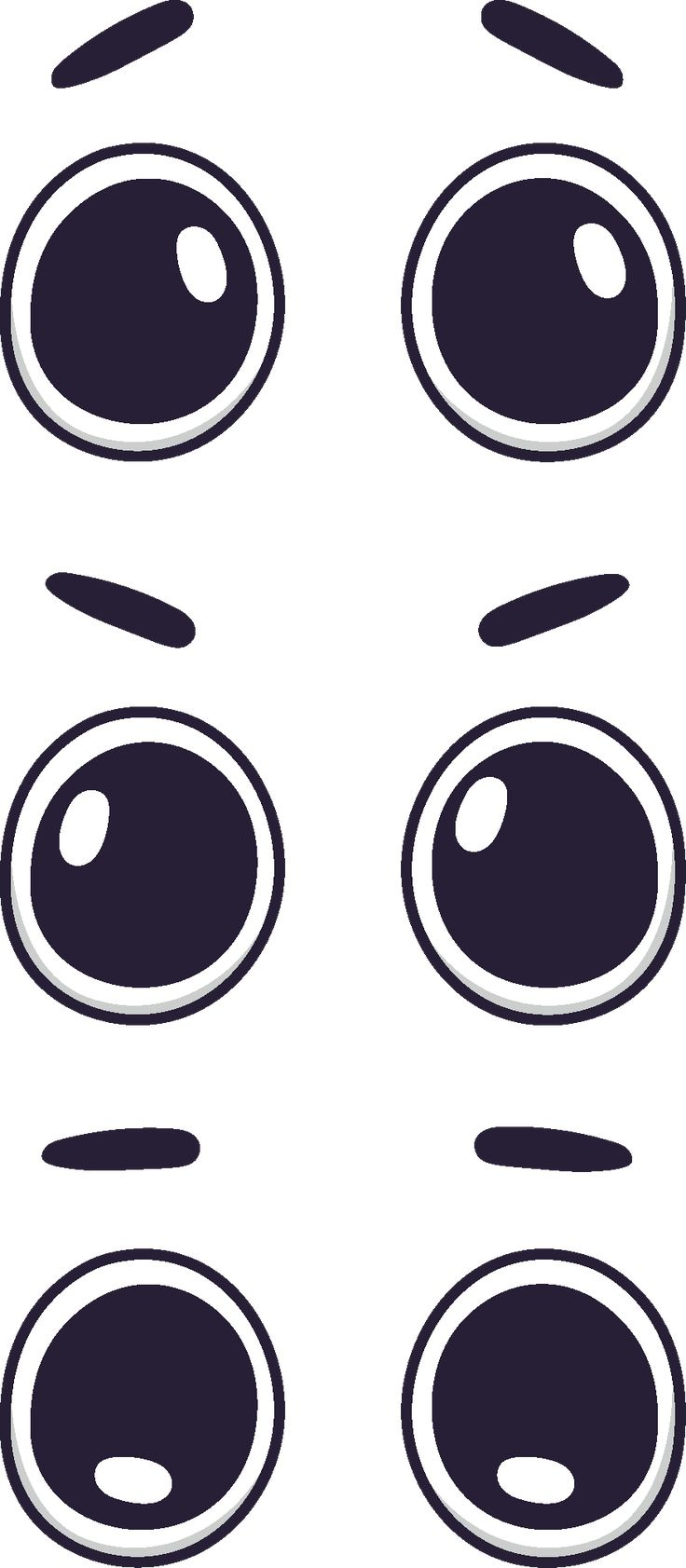 Eyes Nose Mouth Templates -  Free PDF Printables  Printablee