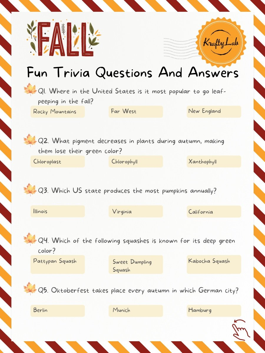 Fall Trivia Questions And Answers For Team Building Fall Trivia Questions And Answers For Team Building