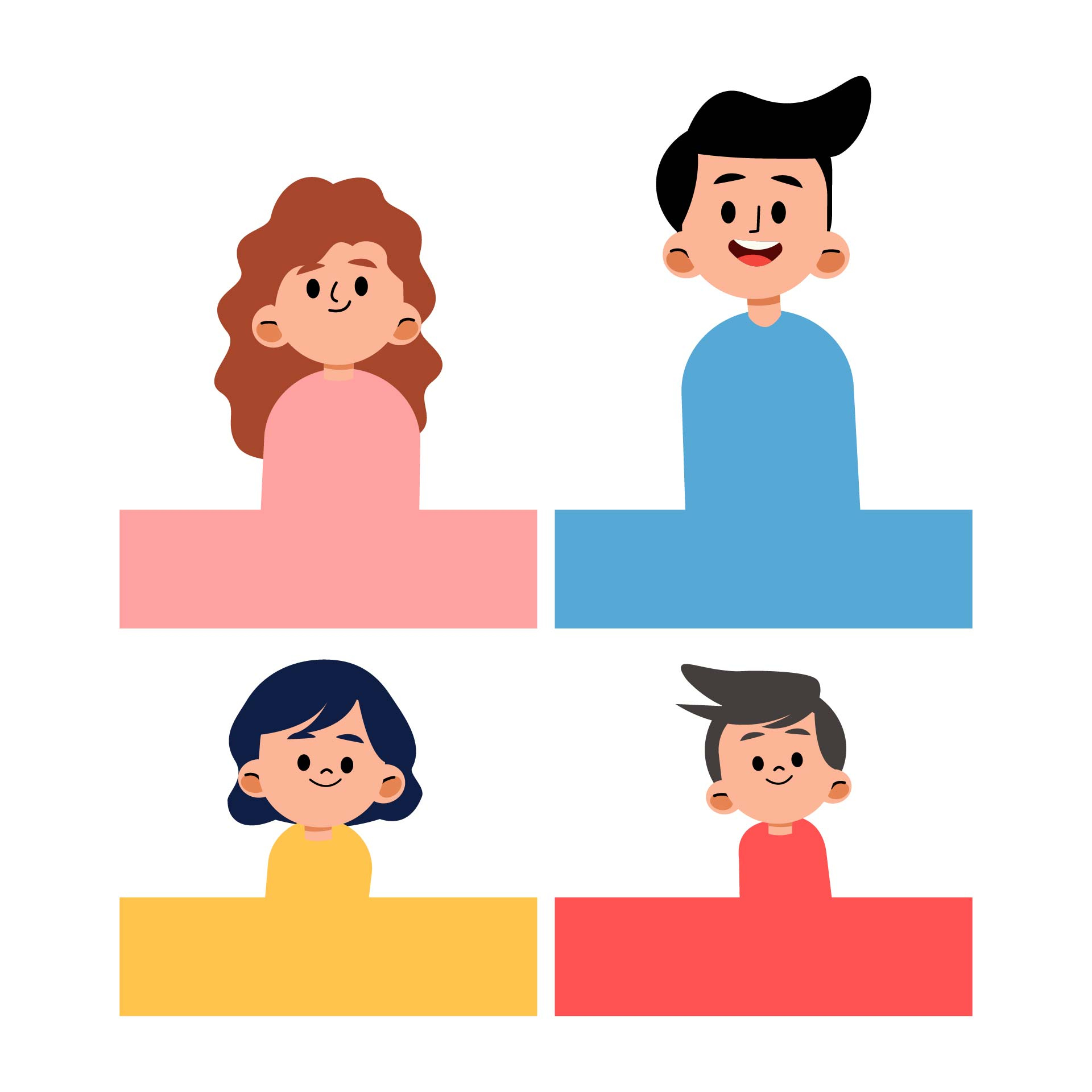 Family Finger Puppet Printable Thanksgiving Crackers Piece Family