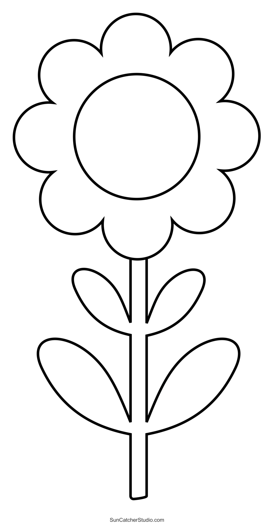 Flower Templates, Patterns, SVG Files (Printable Stencils) – Free