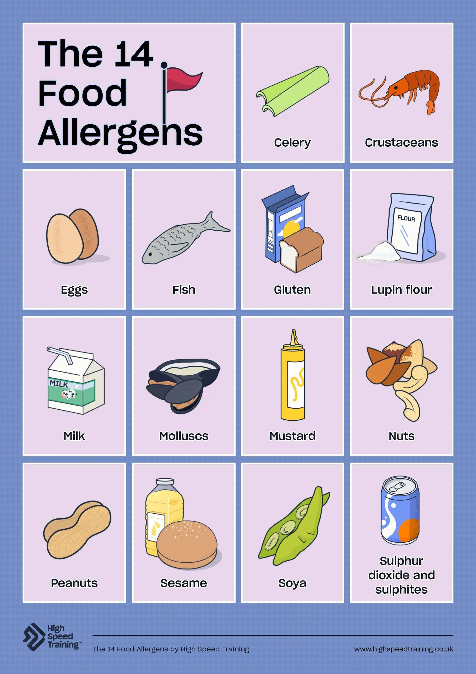 Food Allergy Posters for Schools  Free PDF Downloads