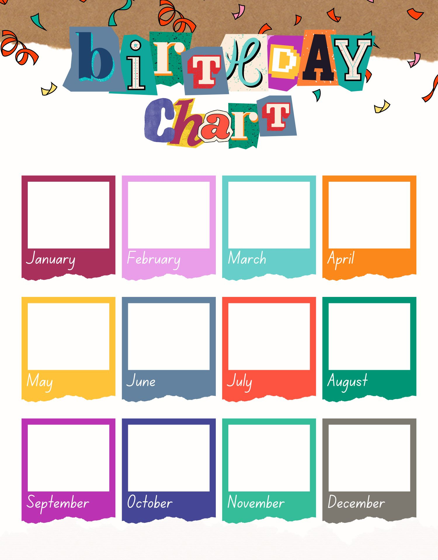 For Classroom Birthday -  Free PDF Printables  Printablee