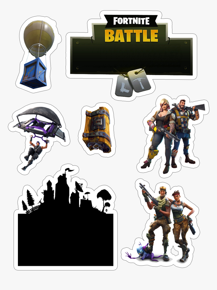 Fortnite Free Printable Cake - Topper Fortnite Para Imprimir, HD Fortnite Free Printable Cake - Topper Fortnite Para Imprimir, HD