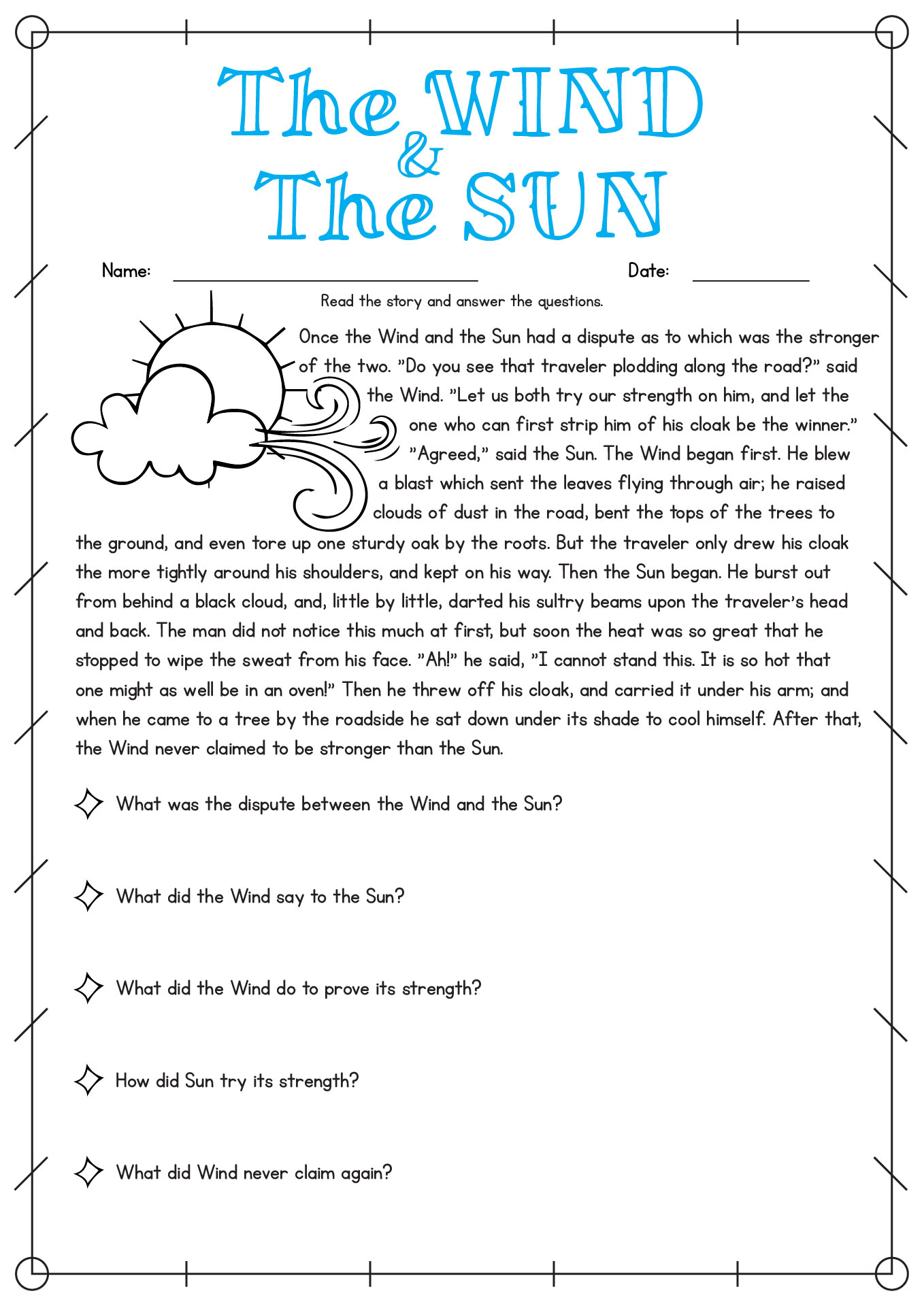 Fourth Grade Reading Comp Worksheets - Free PDF at worksheeto