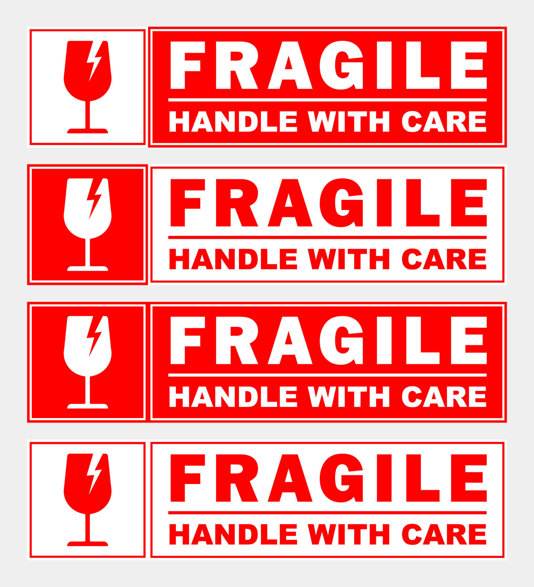 Fragile Sticker Printable - Printable Party Favors
