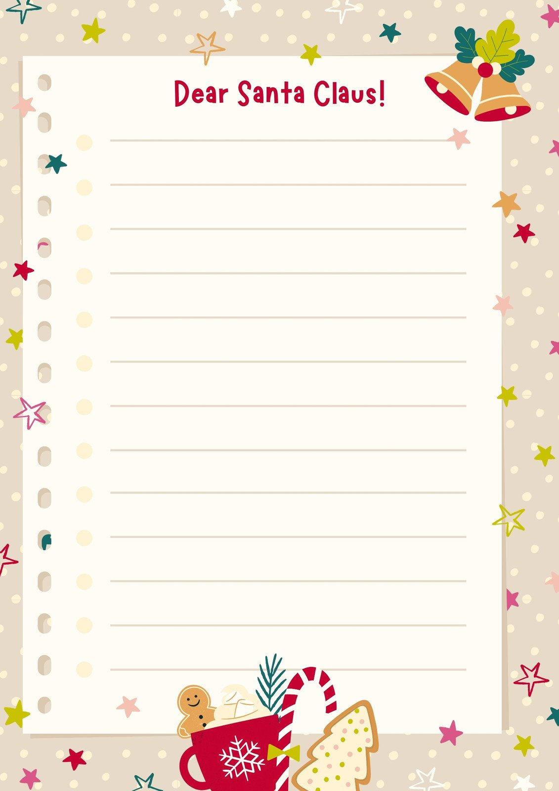 Free and customizable Christmas letter templates  Canva