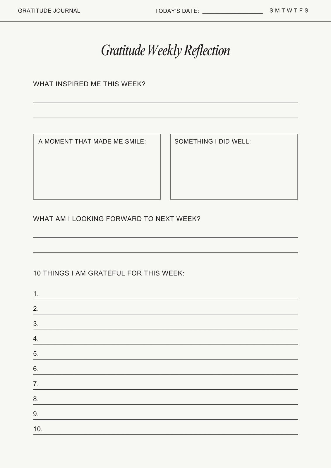 Free and customizable gratitude templates