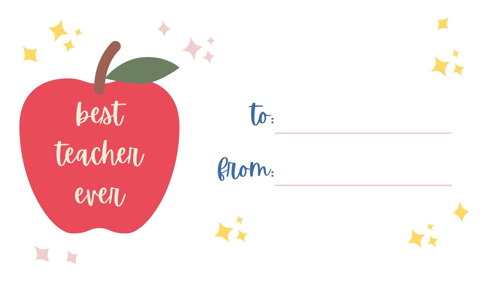 Free and customizable teacher appreciation templates  Canva