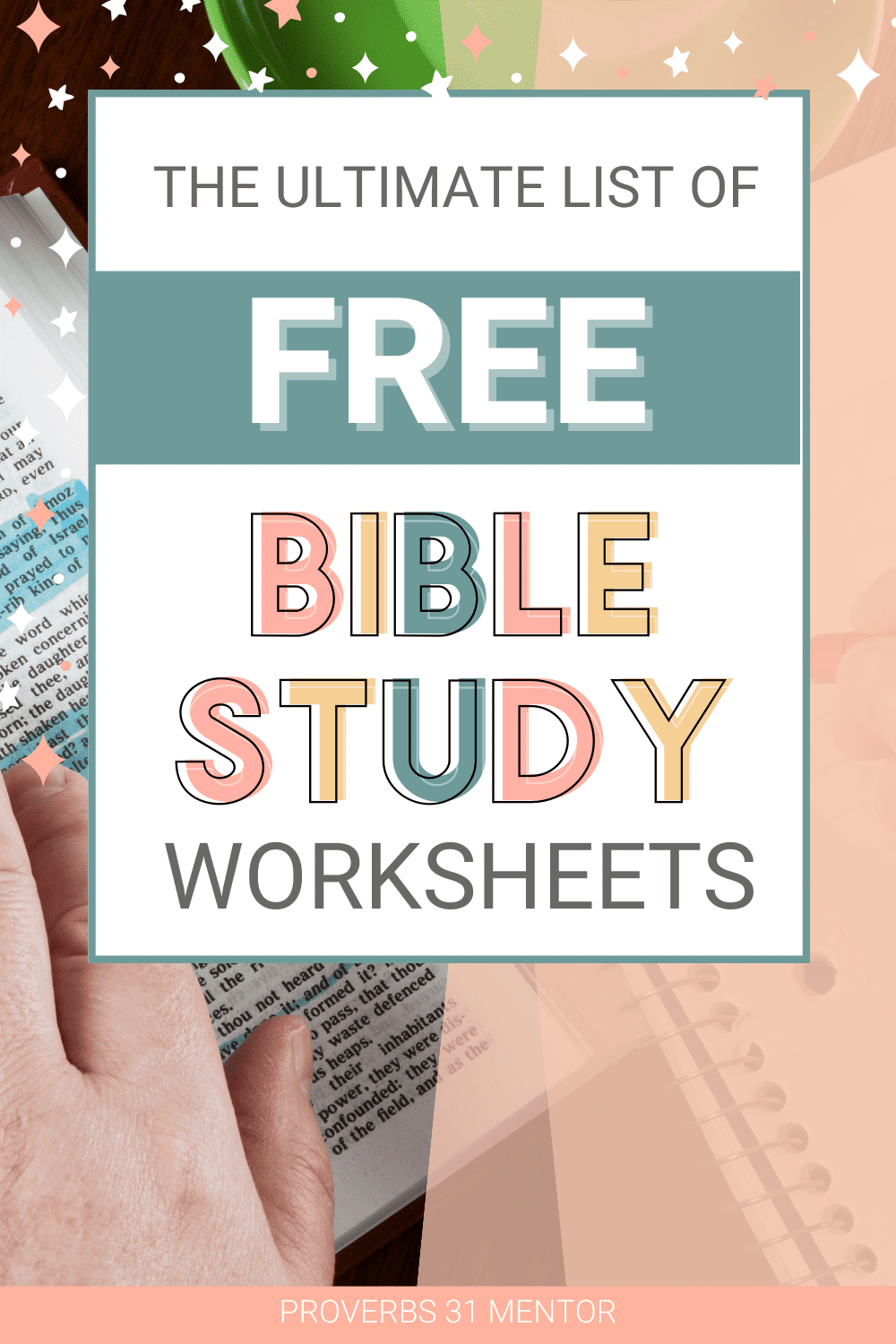 Free Bible Study Worksheets and Printables for Women Free Bible Study Worksheets and Printables for Women