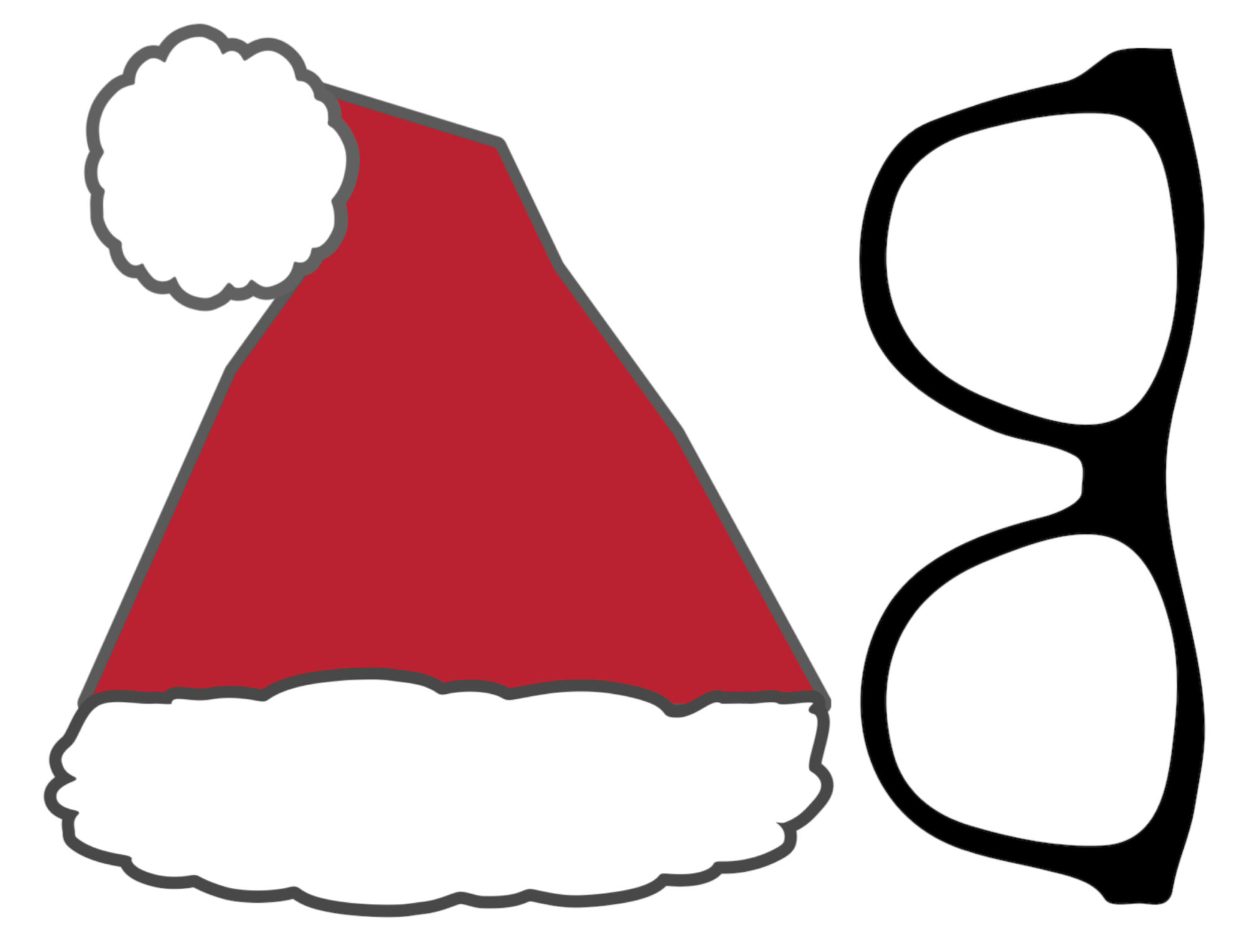 Free Christmas Photo Booth Props Printable - Paper Trail Design Free Christmas Photo Booth Props Printable - Paper Trail Design