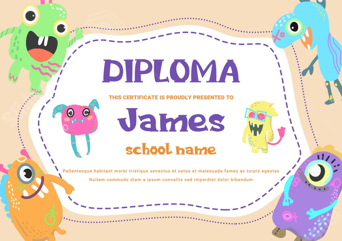 Free Class Dojo Certificate Templates In Microsoft Word And Google