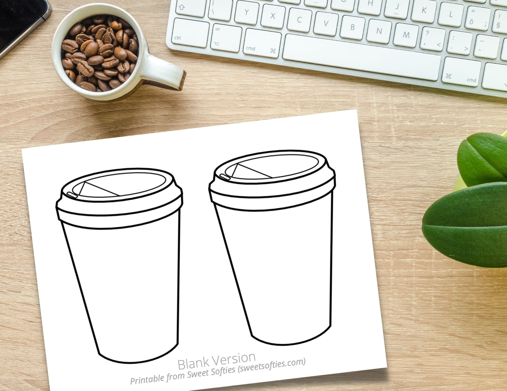 Free Coffee Cup Printable for Crochet & Knit Coffee Sleeves Free Coffee Cup Printable for Crochet & Knit Coffee Sleeves