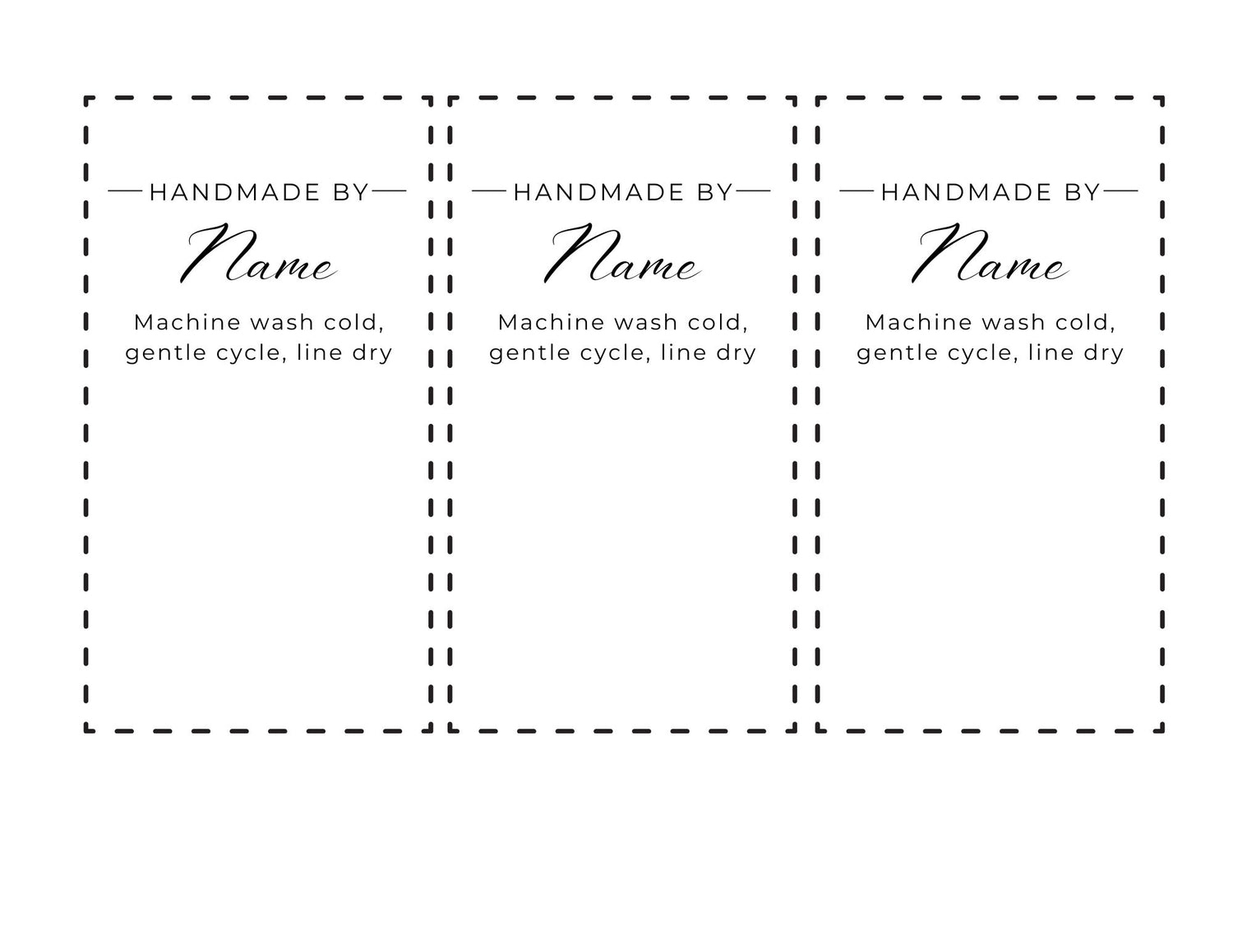 Free Customizable Modern Quilt Label Printable – Quiltd Studios