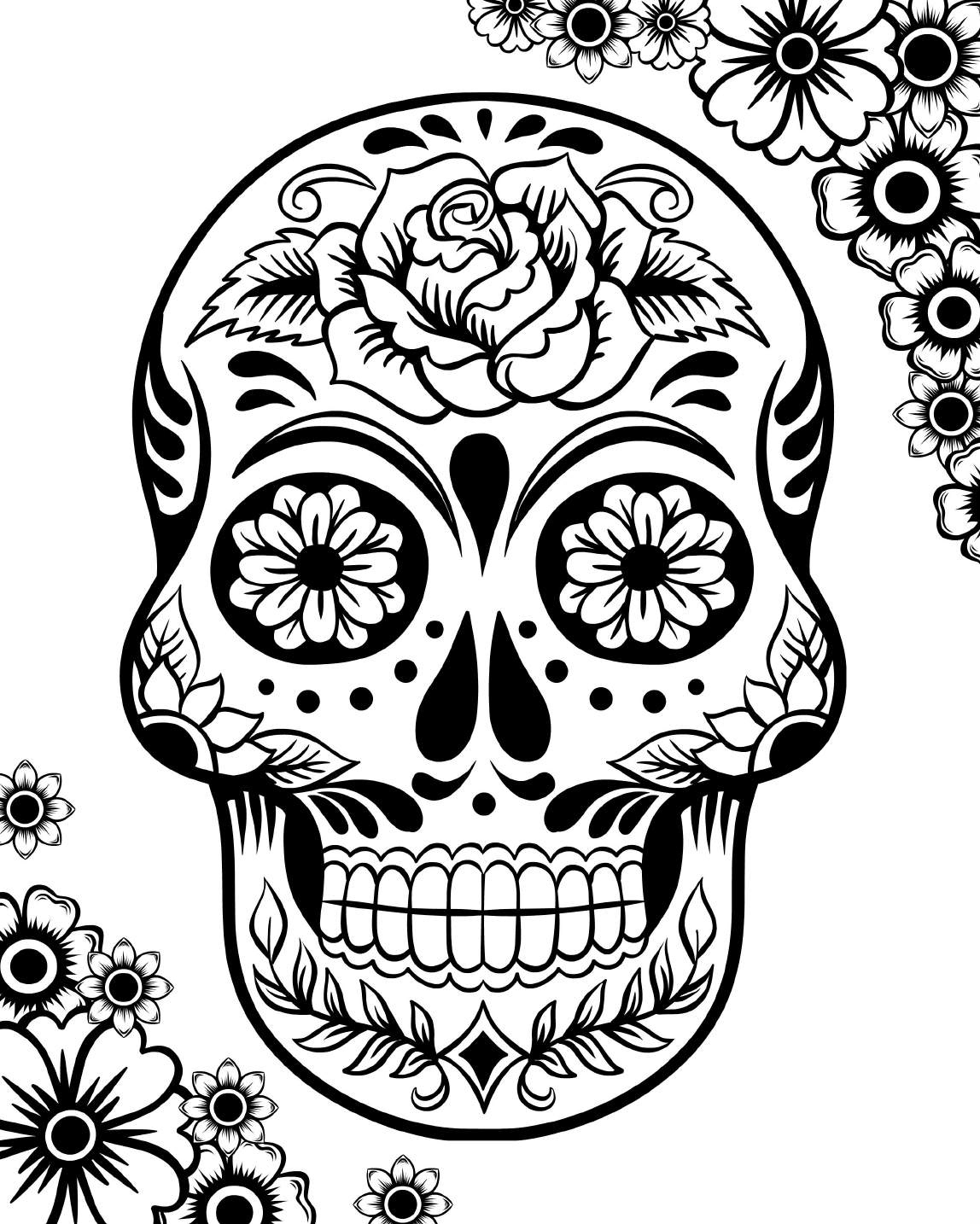 Free Day Of The Dead Printables - Printable Party Favors