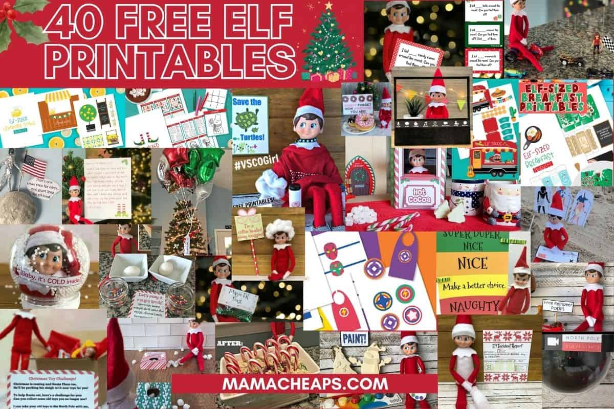 Free Elf on the Shelf Printables for Quick and Easy Setups - Mama