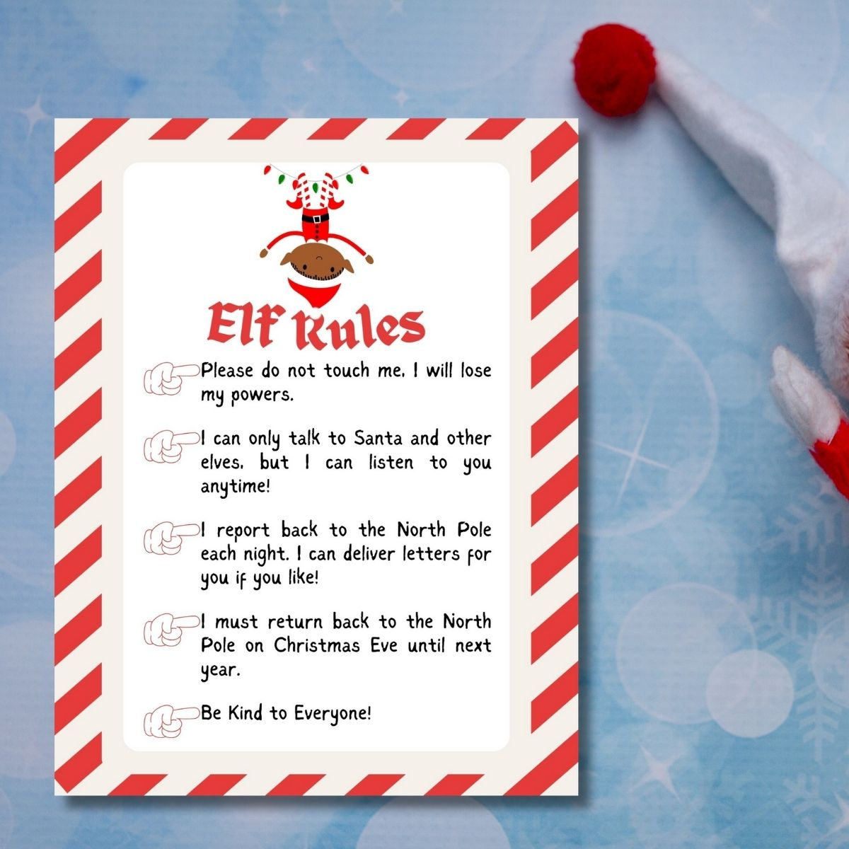 FREE Elf on the Shelf Rules Printable ( Versions!) - Leap of