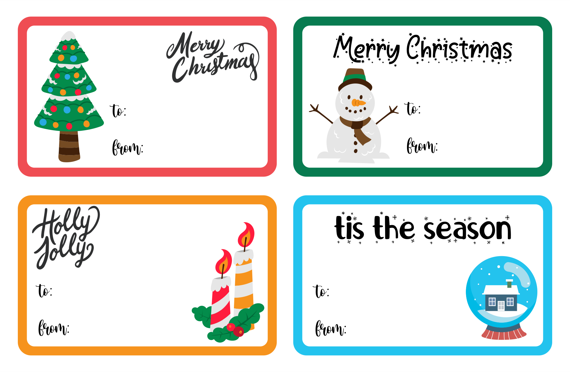 Free Gift Tag Template Word Free Printable Gift Label Templates