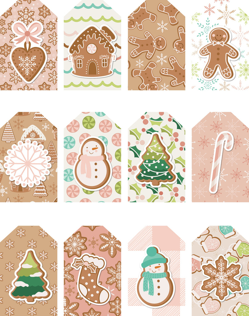 FREE Gingerbread Lane Printable Gift Tags-Download Only – MISS KATE