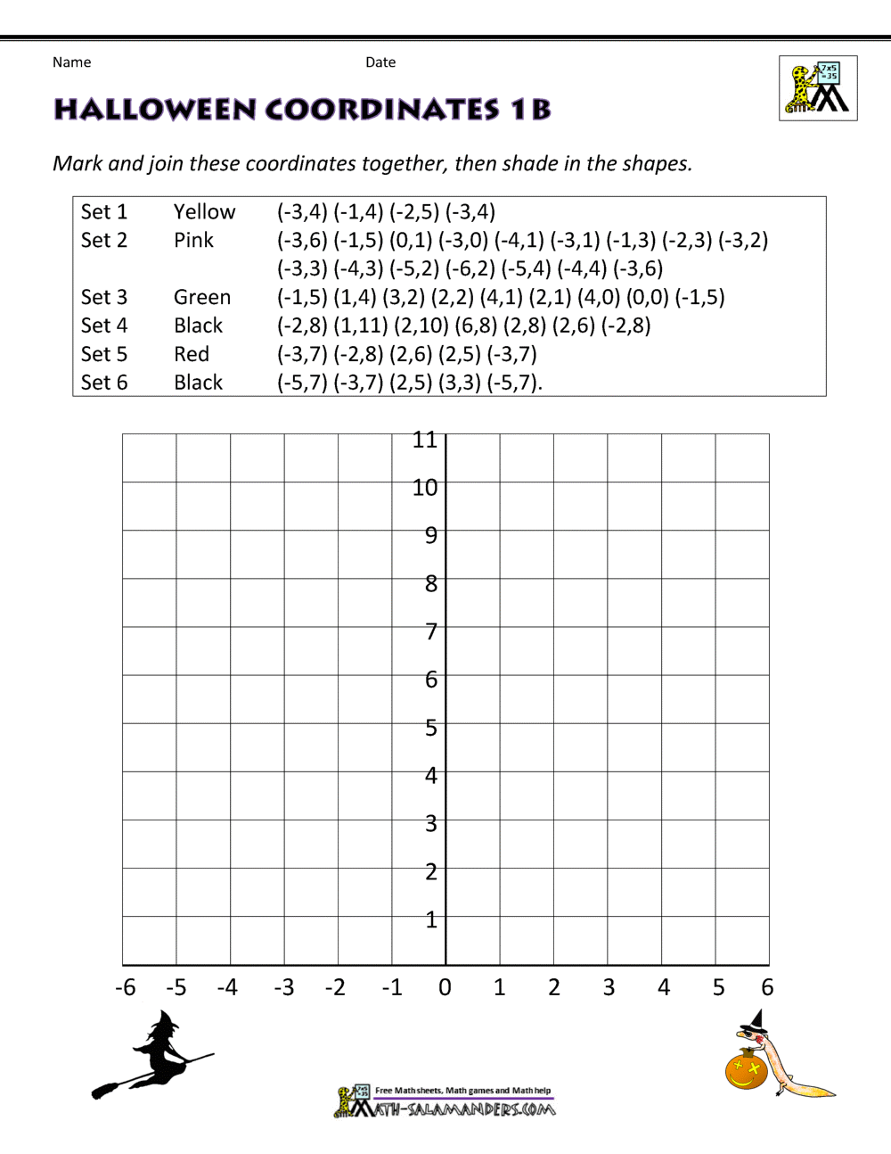 Free Halloween Math Worksheets Free Halloween Math Worksheets