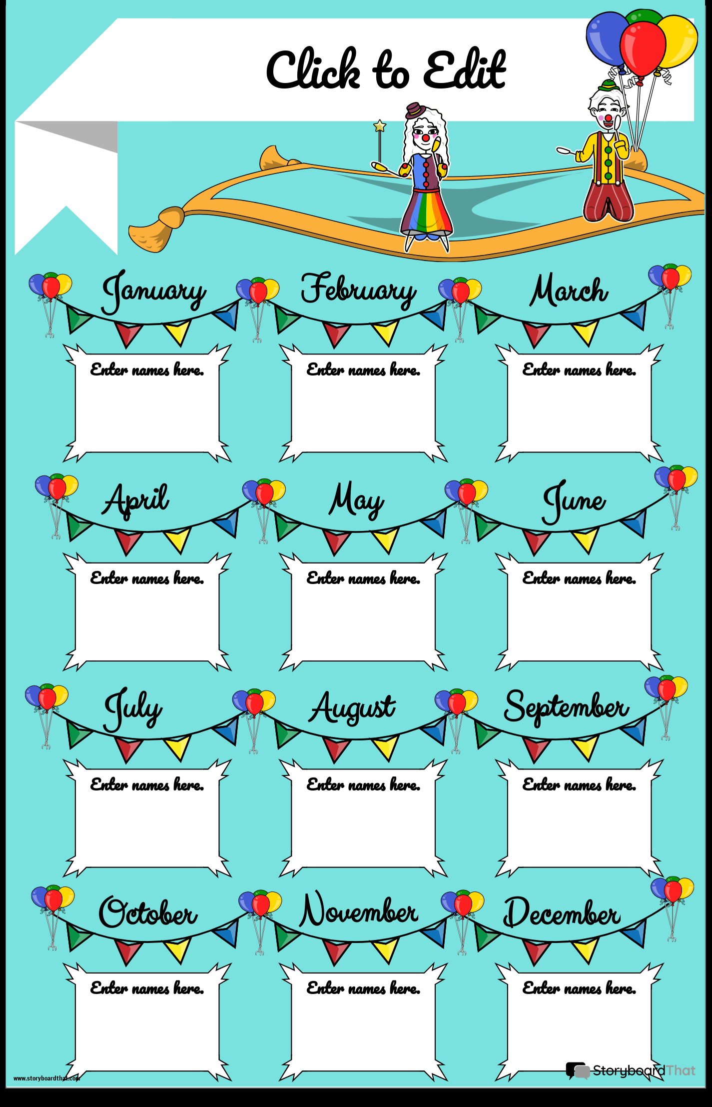 Free Happy Birthday Poster Templates  Storyboard That