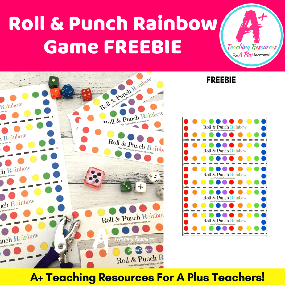 FREE Hole Punch Game Fine Motor Activity A Plus Teaching Resources