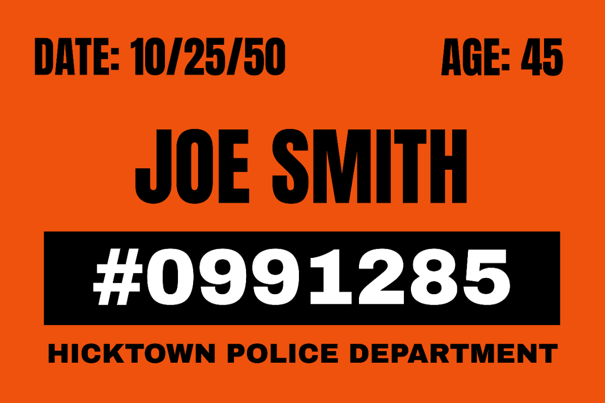 Free Inmate Sign Template to Edit Online Free Inmate Sign Template to Edit Online