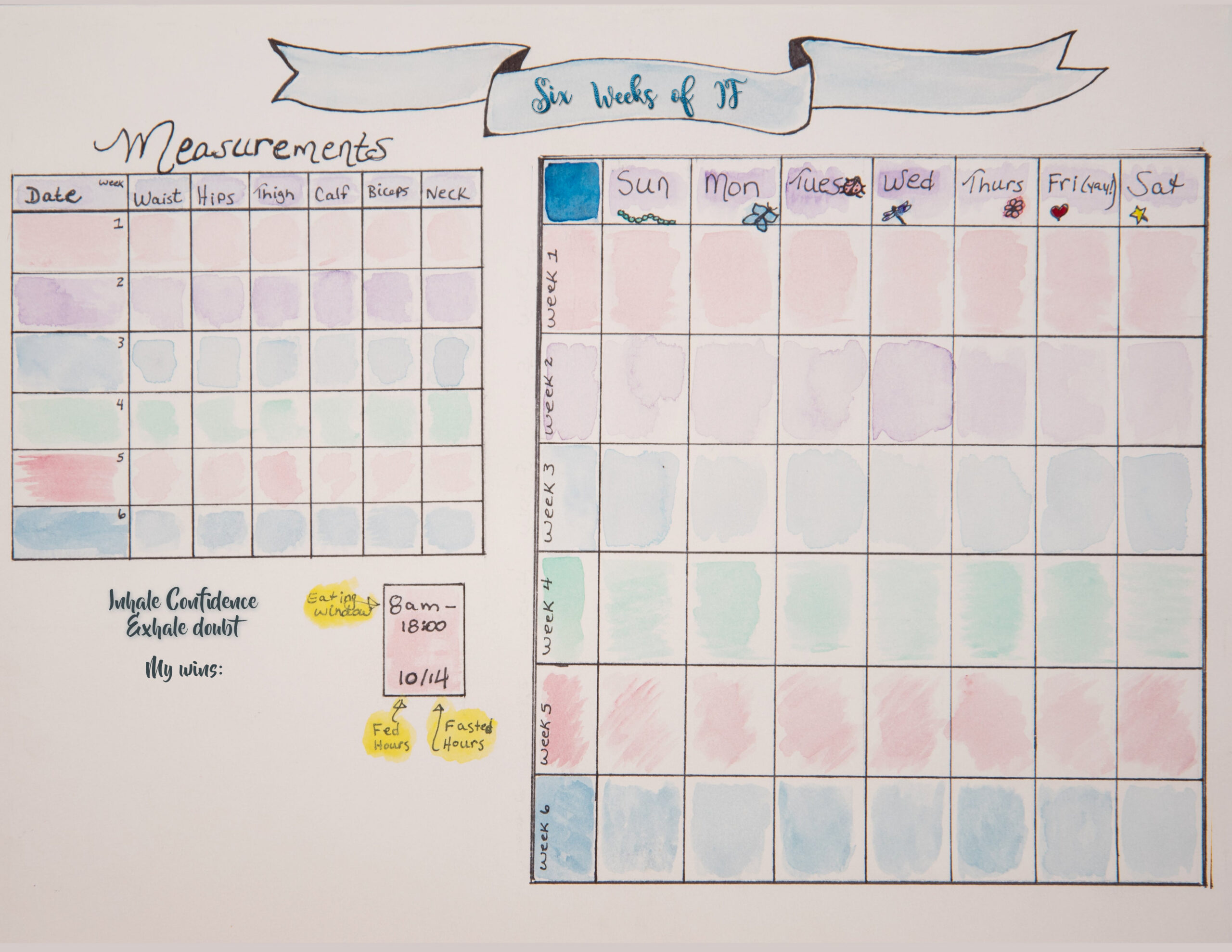 Free: Intermittent Fasting Tracker (printable) – AM Adventures