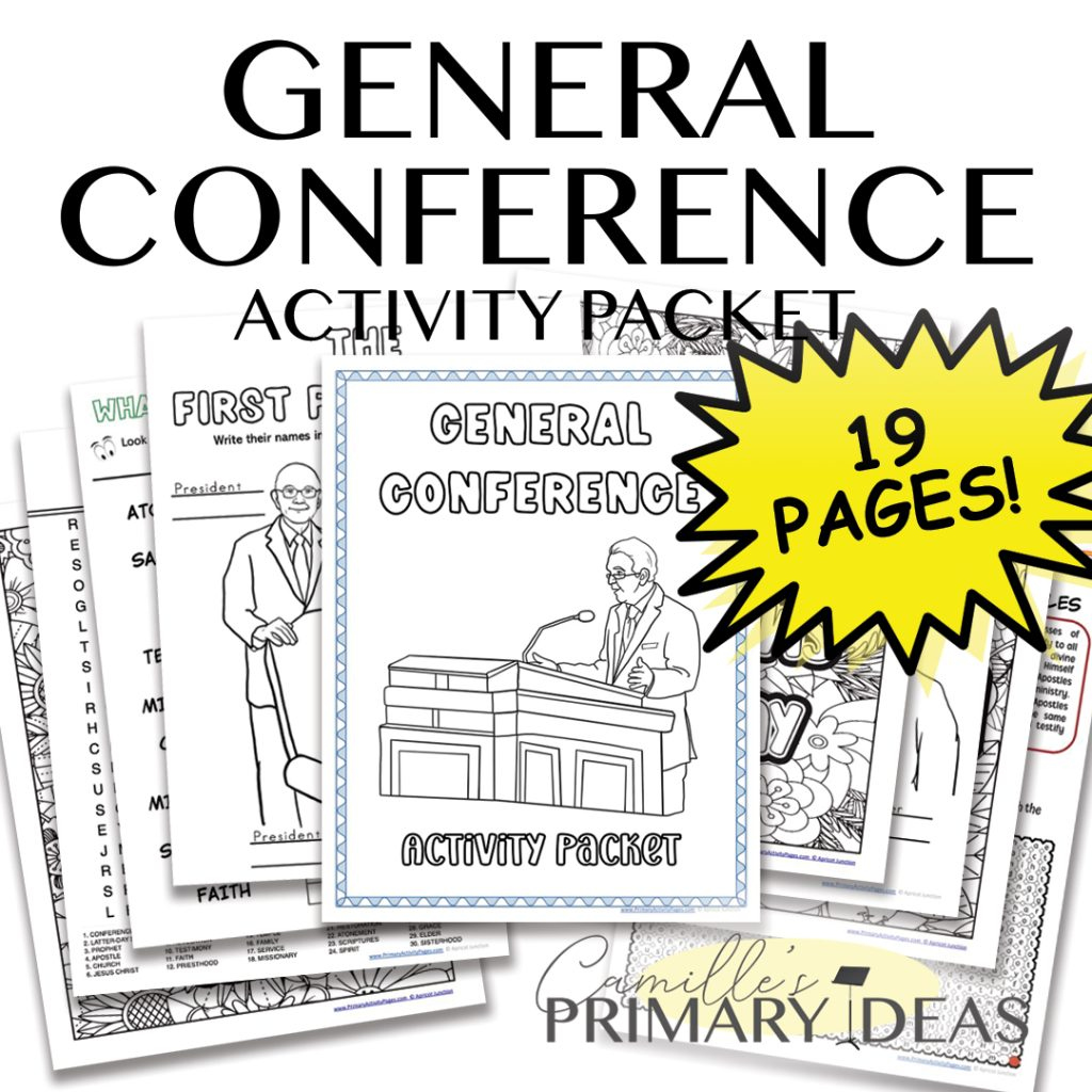 FREE LDS Conference Activities - Camille FREE LDS Conference Activities - Camille
