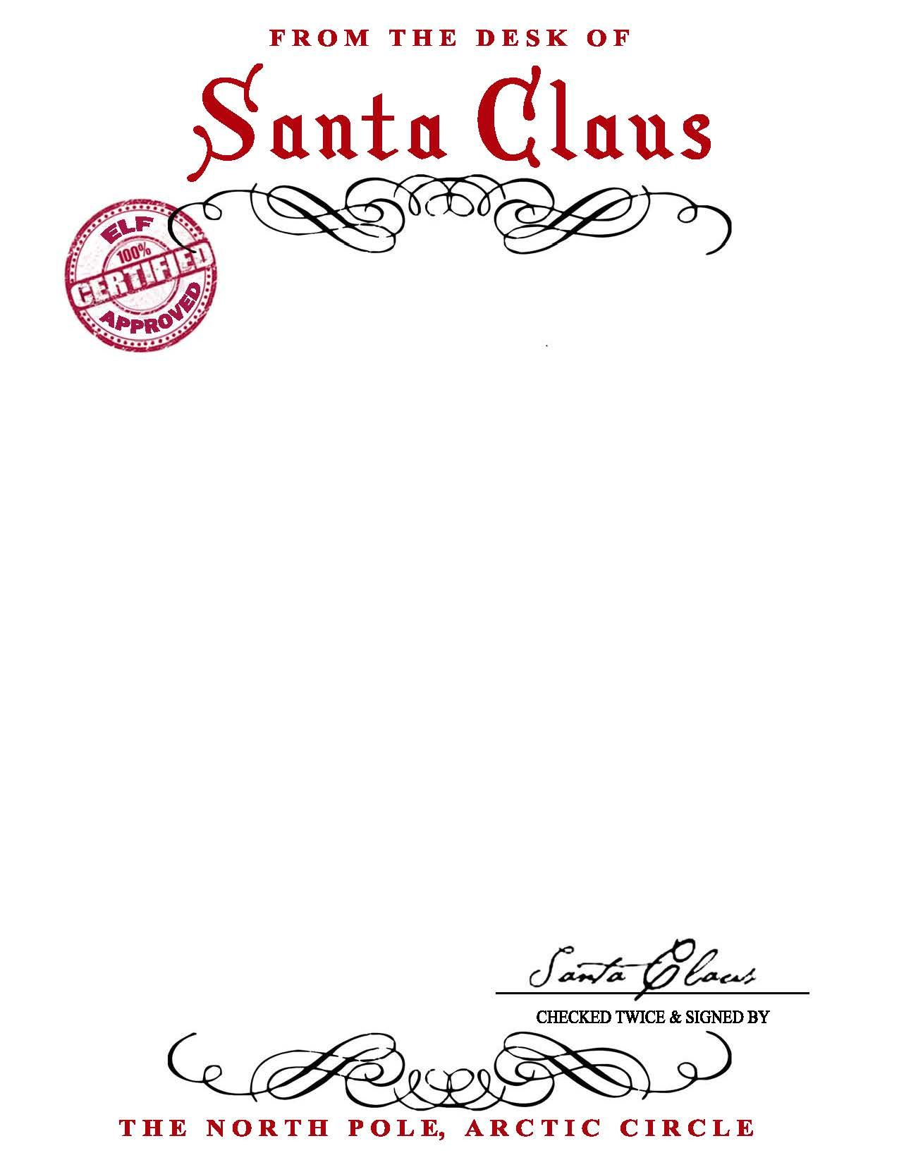 FREE LETTERS FROM SANTA CLAUSE ideas  christmas lettering, free