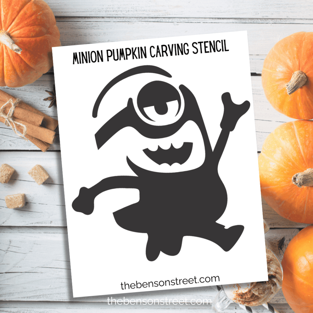 Free Minion Pumpkin Stencil Printable Carving Template - The