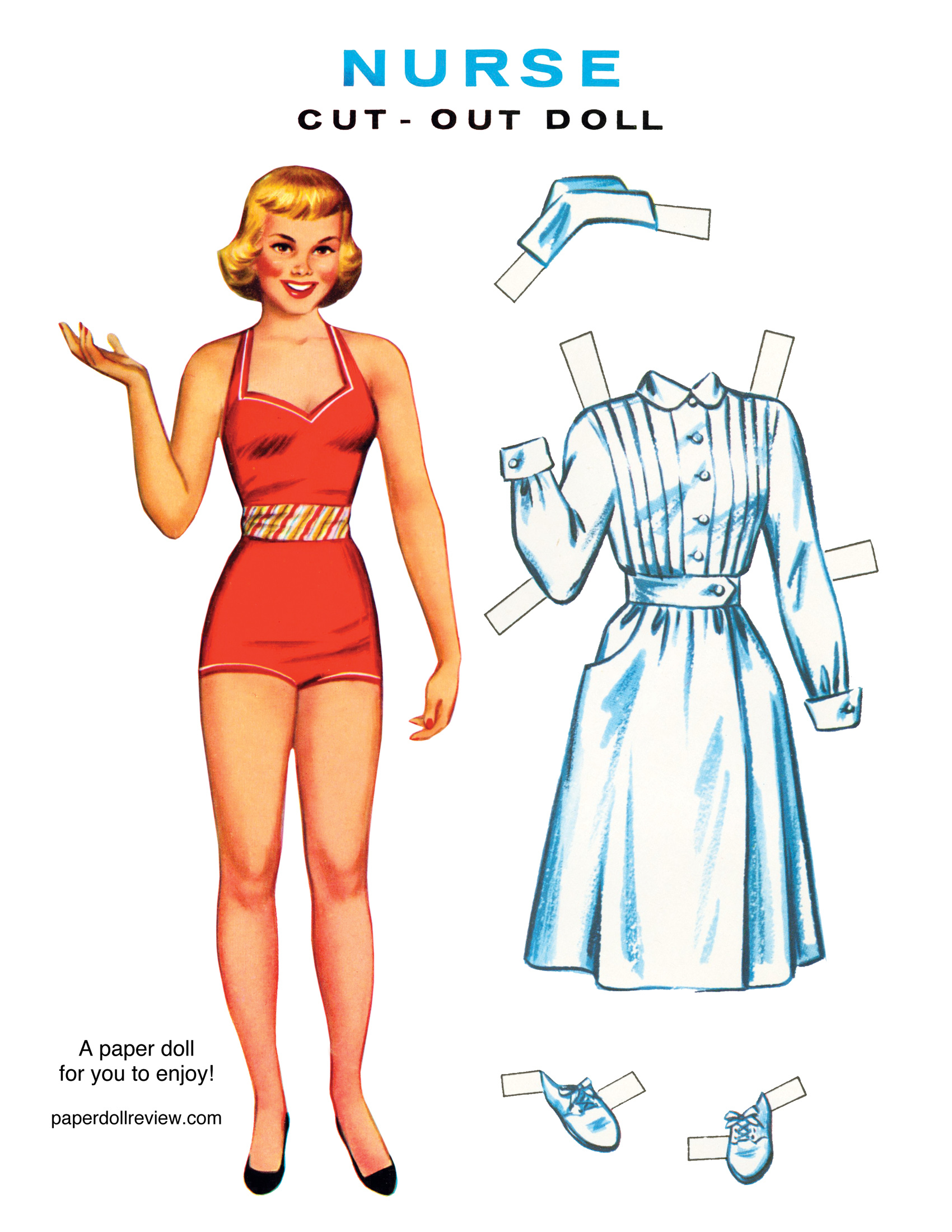 FREE paper doll from Paperdoll Review!