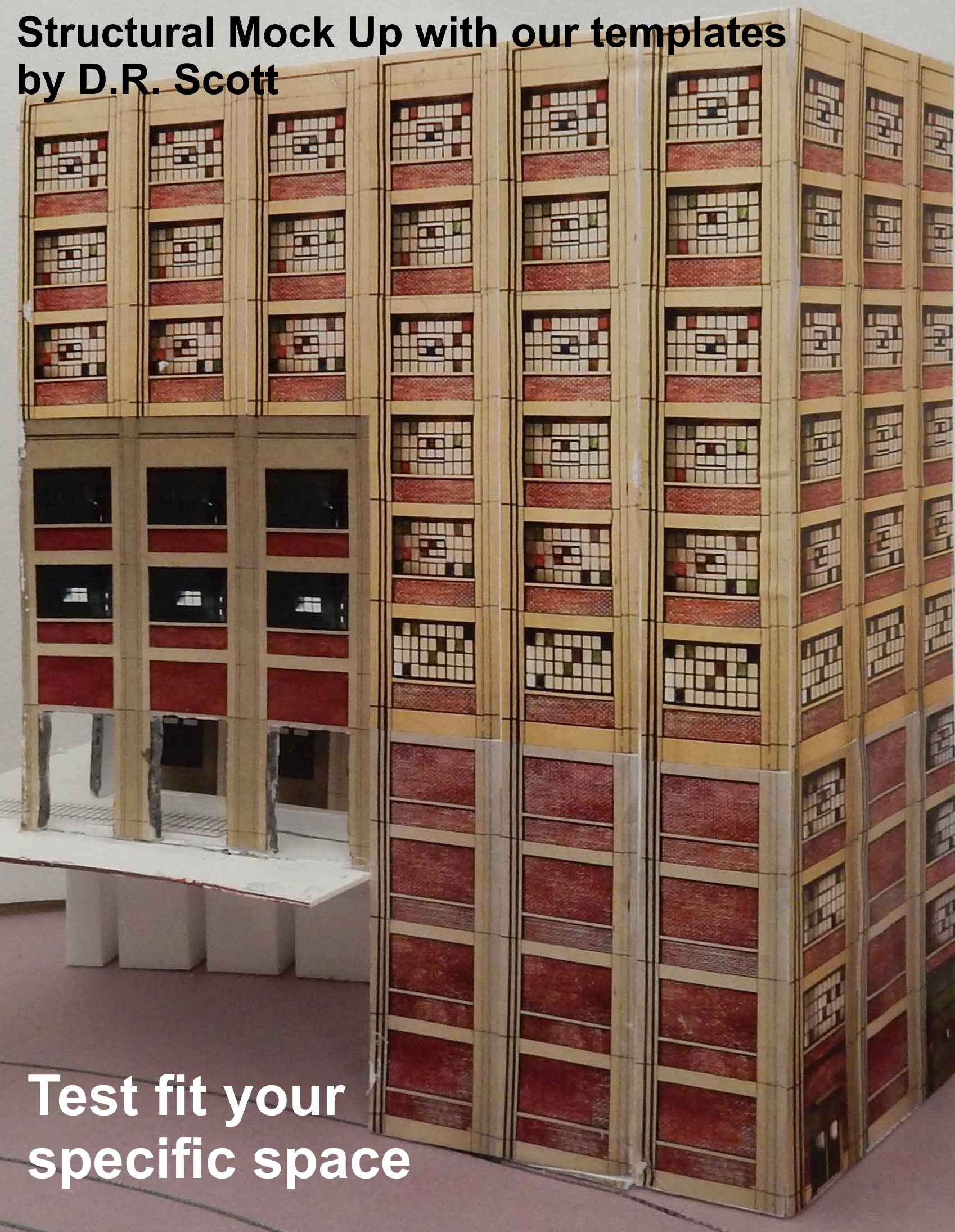 FREE PLANNING TEMPLATES - N Scale Industrial Wall Module Line