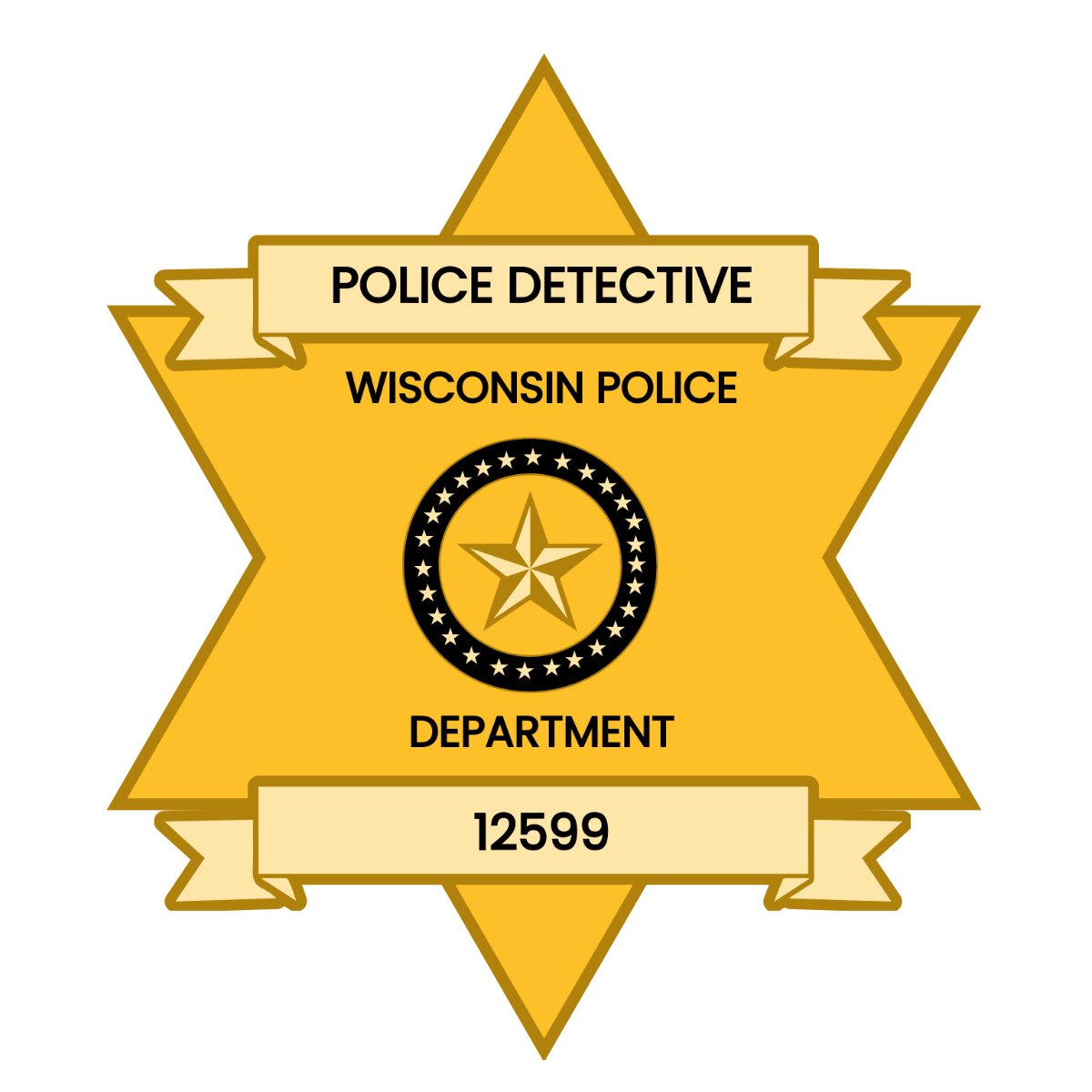 Free Police Badge Template to Edit Online