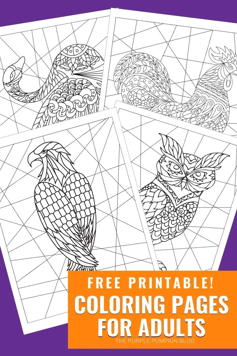 Free Printable Adult Coloring Pages / Colouring Pages for Adults