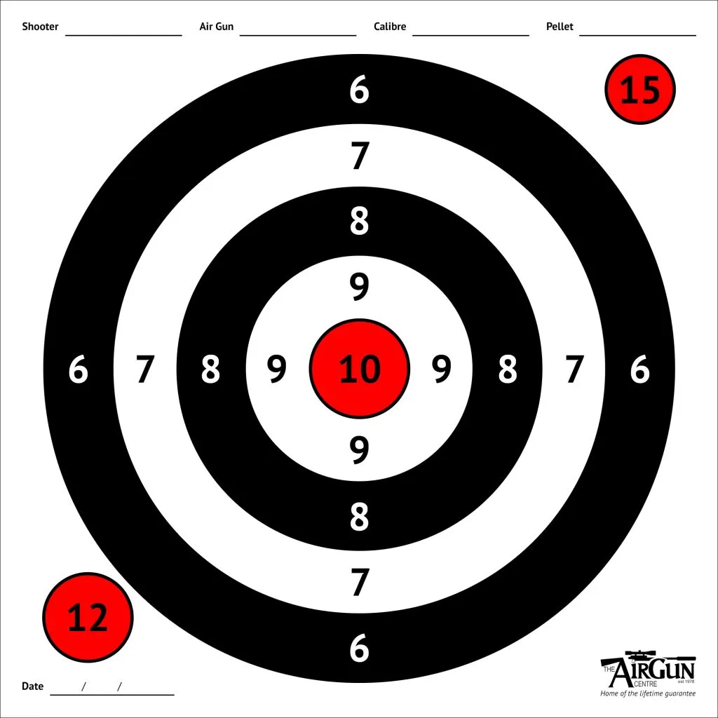 Free Printable Air Rifle Targets (A, cm & 1cm) - The Airgun Centre