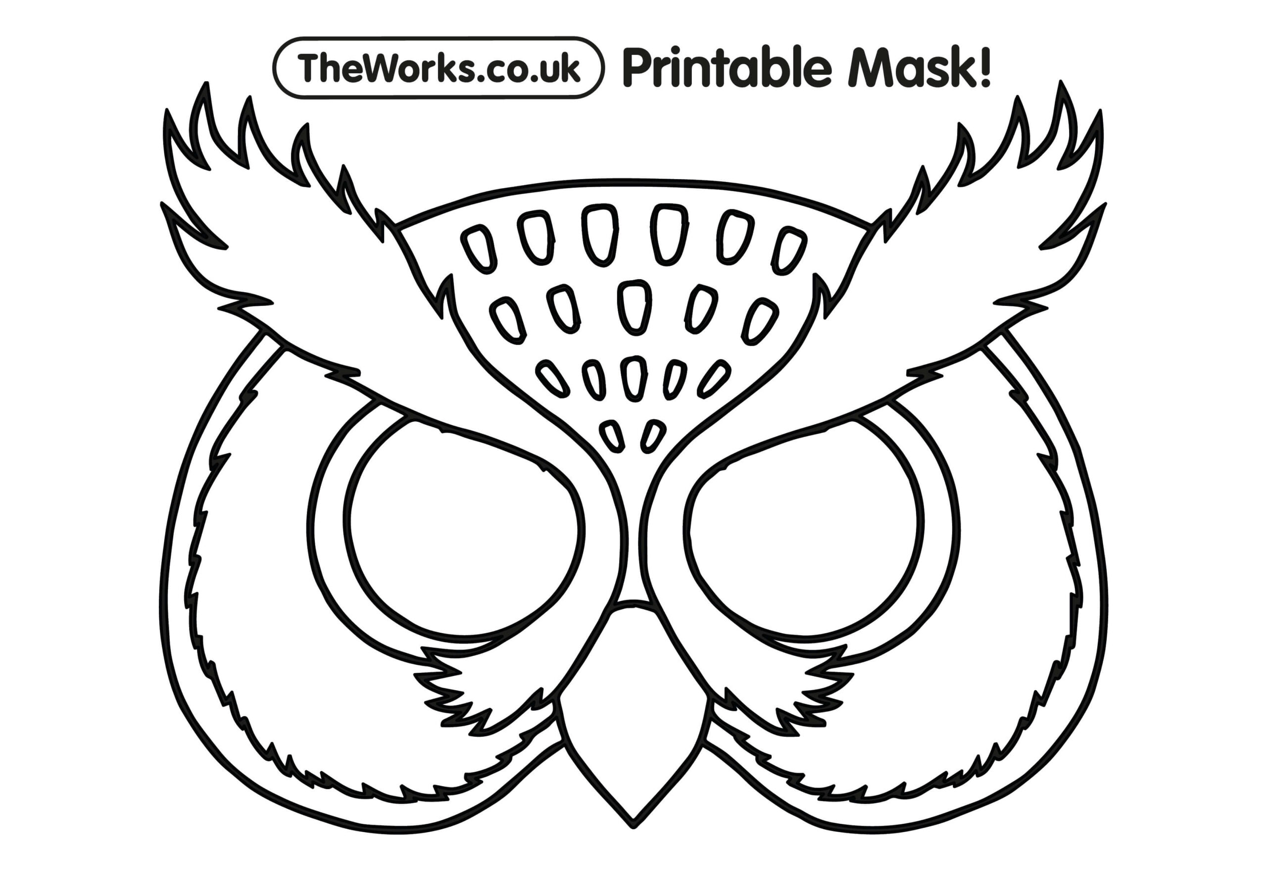 Free Printable Animal Masks The Works Free Printable Animal Masks The Works