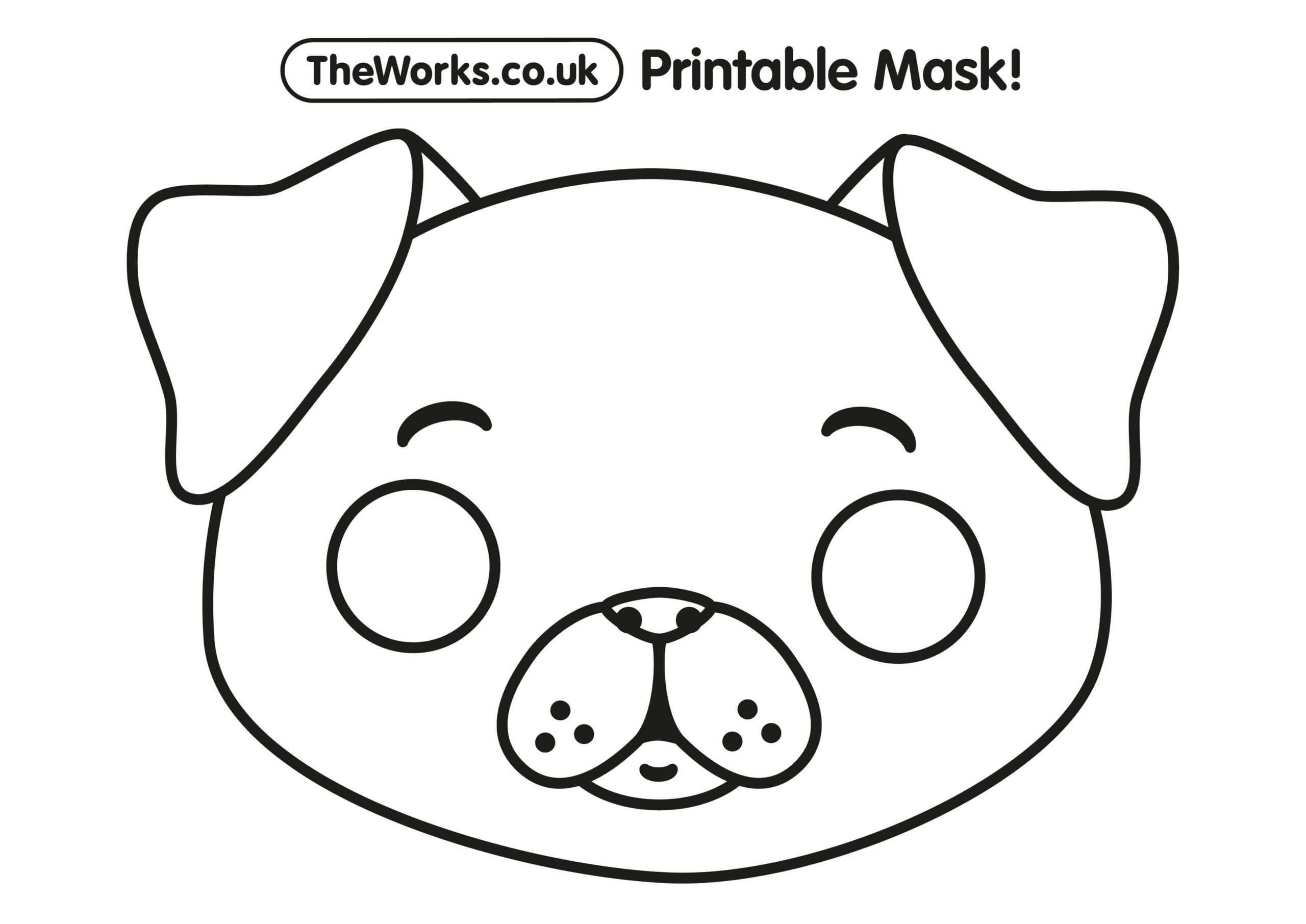Free Printable Animal Masks The Works Free Printable Animal Masks The Works