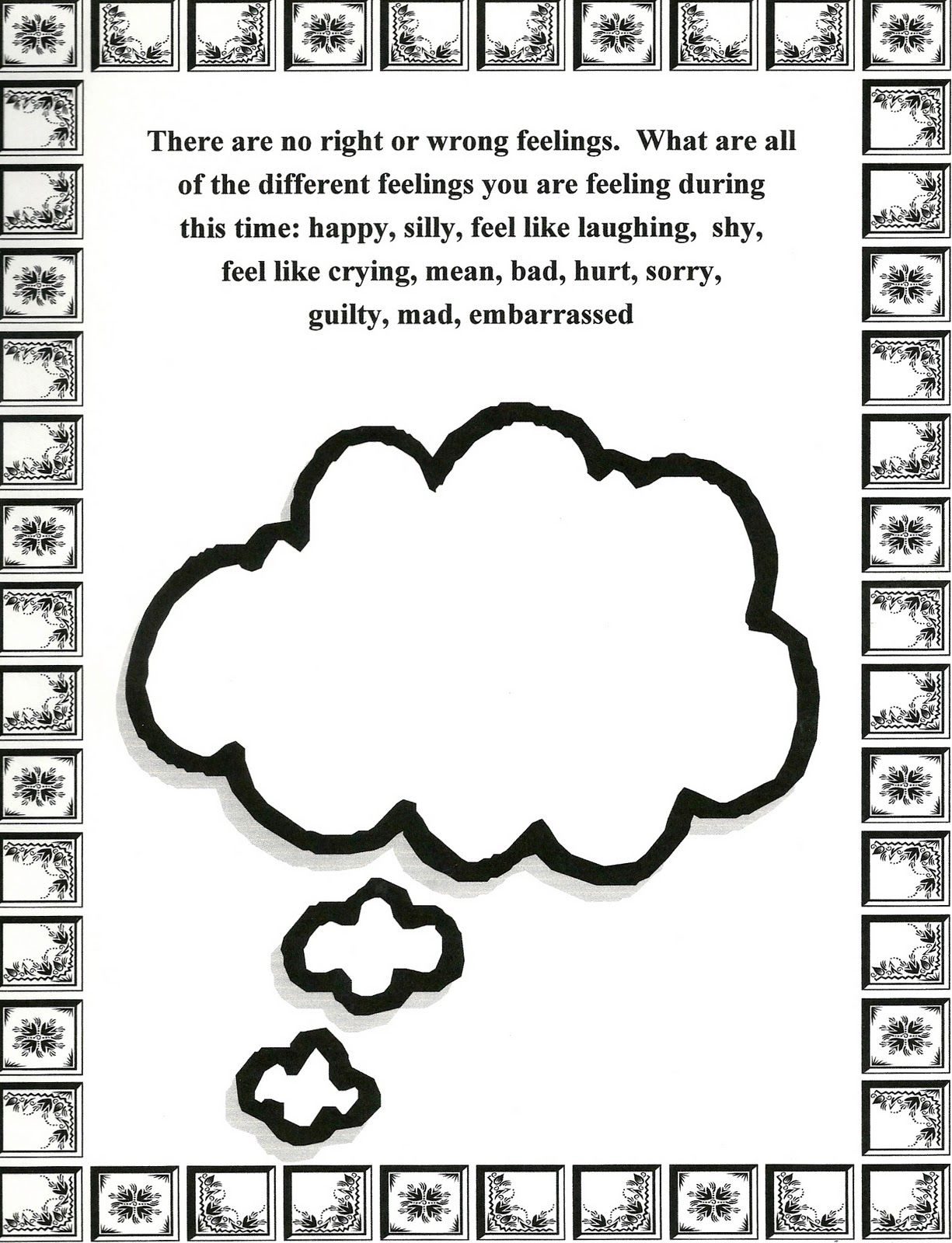 Free Printable Art Therapy Worksheets - Printable Party Favors