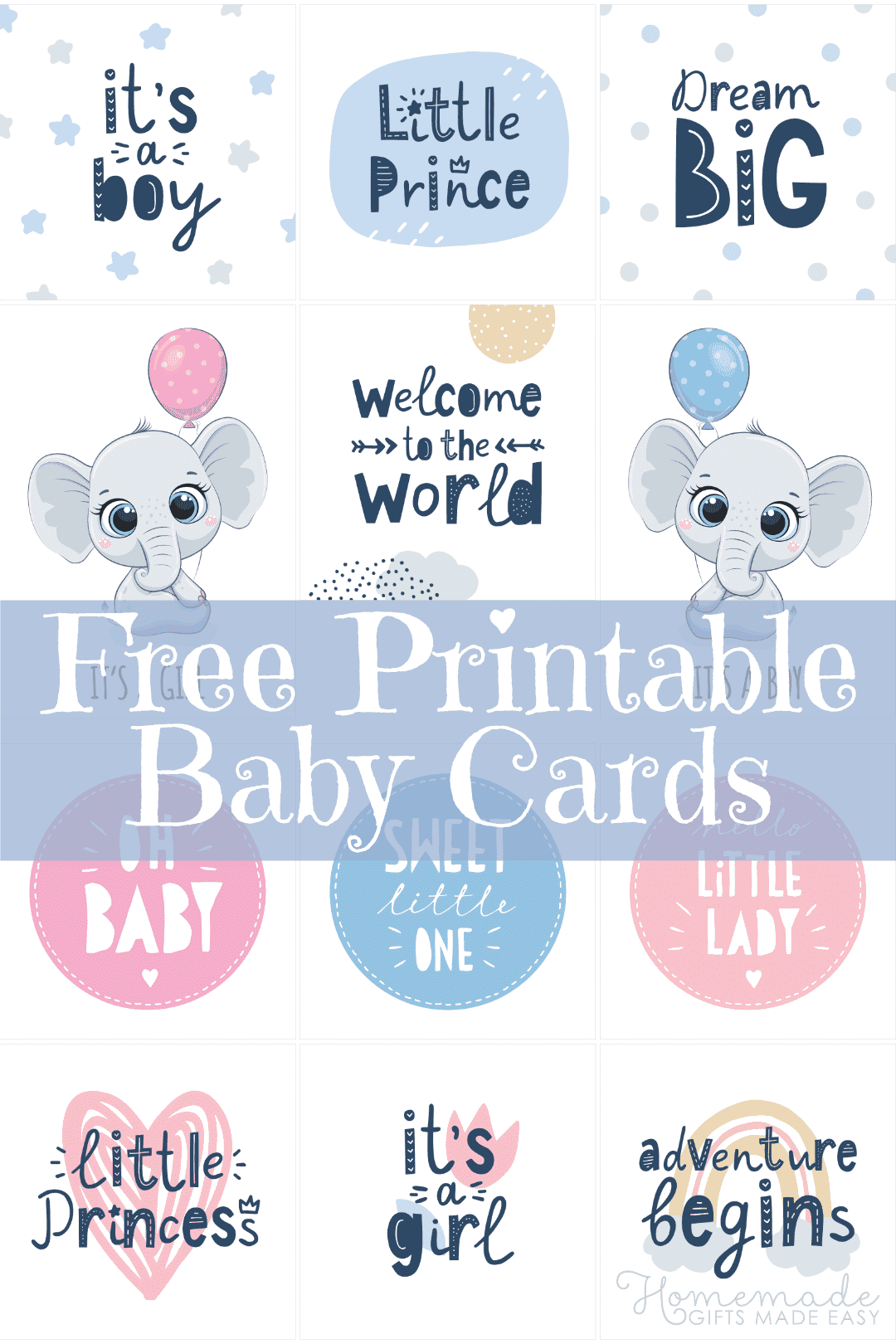Free Printable Baby Cards  New Baby & Baby Shower Cards